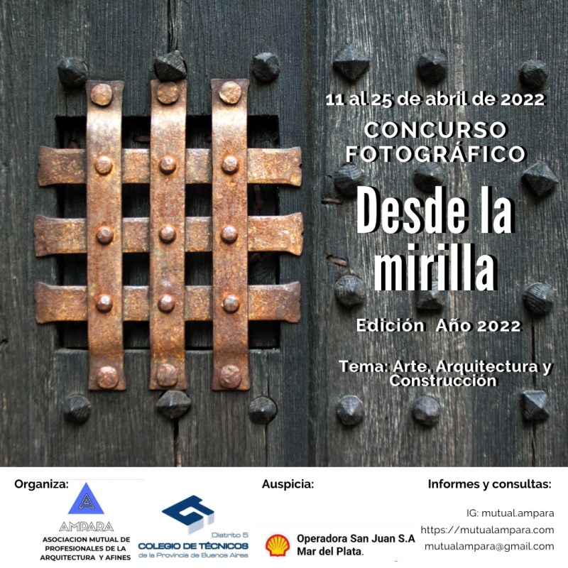 CONCURSO DE FOTOGRAFIA                              «DESDE LA MIRILLA»&nbsp;2°
