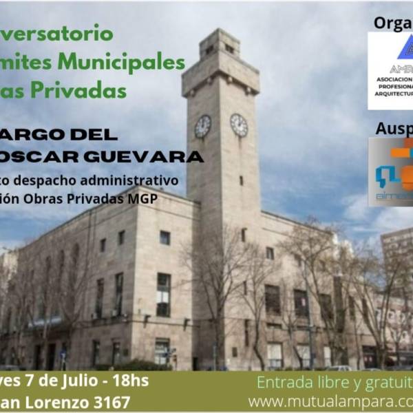 CONVERSATORIO SOBRE ASUNTOS y TRÁMITES MUNICIPALES en Obras&nbsp;Privadas