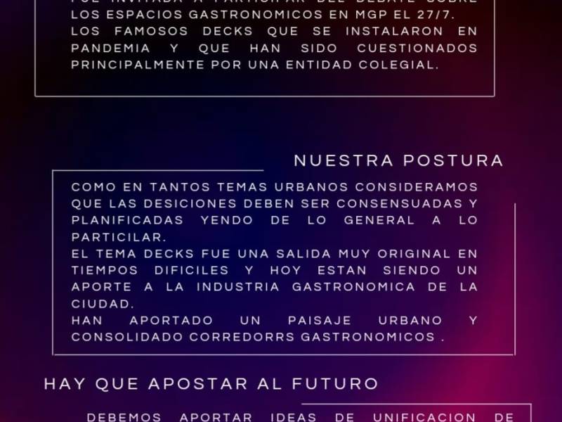 GRACIAS AL HONORABLE CONSEJO DELIBERANTE DE&nbsp;MGP